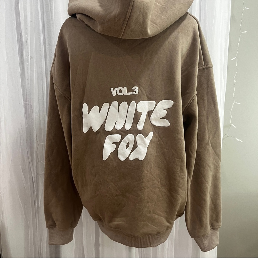 Brown white fox hoodie vol.3